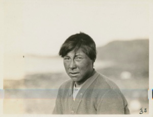 Image of Eskimo [Inuk] young man